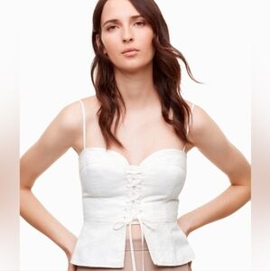 Wilfred Aritzia corset top